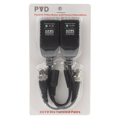 1-CH Passive Power & Video Balun Connector by buy2fix