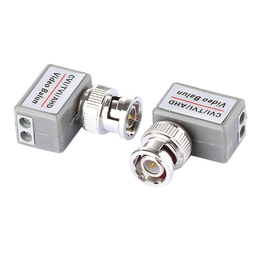 2 PCS 202C-HD CVI/TVI/AHD 1CH Passive Video Balun Coaxial Adapter by buy2fix