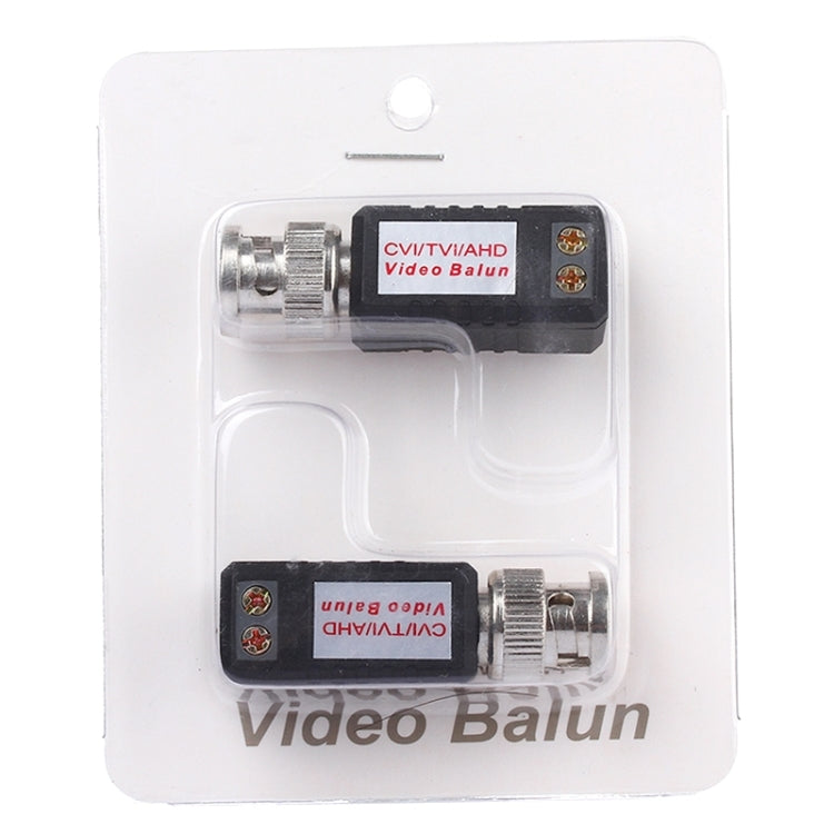 2 PCS HD 202E Enhanced Version Coaxial CVI/TVI/AHD 1CH Passive Transceiver Video Balun - Video Balun by buy2fix | Online Shopping UK | buy2fix