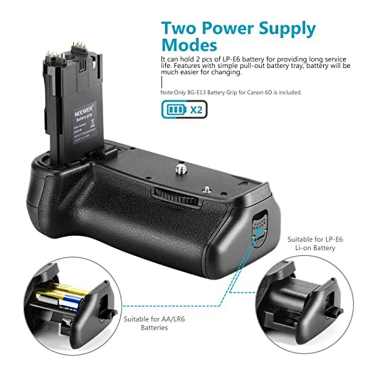 Battery Grip for Canon 6D - Battery Grip by buy2fix | Online Shopping UK | buy2fix