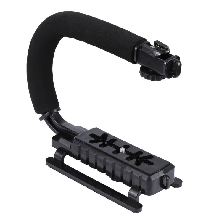 C-Shape Mount Holder Handle for DSLR / Camcorder DV - Camera Stabilizer by buy2fix | Online Shopping UK | buy2fix