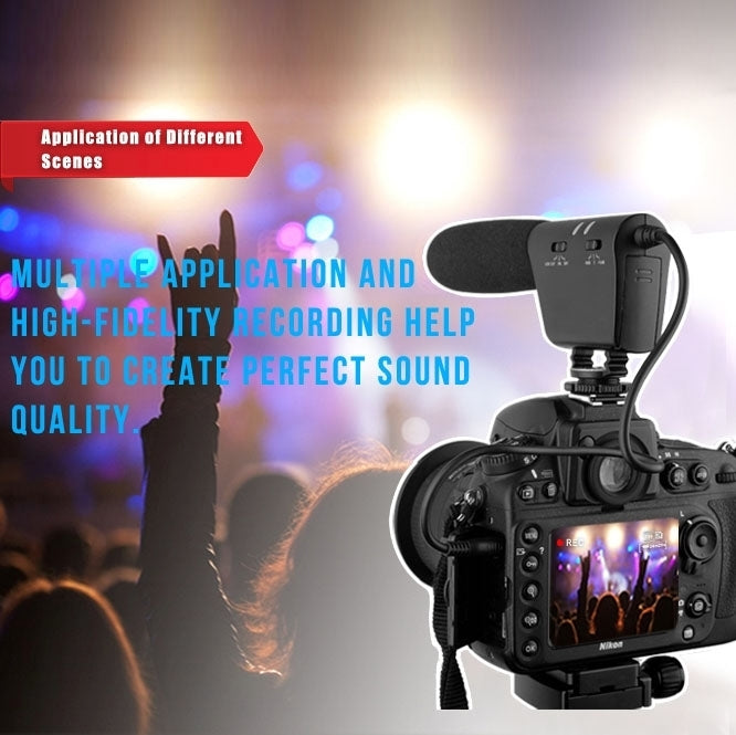 TAKSTAR SGC-598 Professional Photography Interview Dedicated Microphone for DSLR & DV Camcorder - Camera Microphone by buy2fix | Online Shopping UK | buy2fix