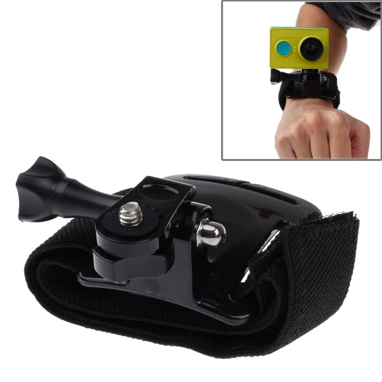 GP110 Arm Belt / Wrist Strap + Connecter Mount for GoPro, Insta360, DJI and Other Action Cameras(Black) - Wrist Strap by buy2fix | Online Shopping UK | buy2fix