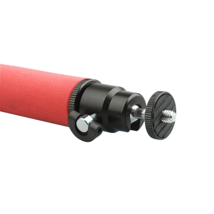 LED Flash Light Holder Sponge Steadicam Handheld Monopod with Gimbal for SLR Camera(Red) - Hand Held Monopod by buy2fix | Online Shopping UK | buy2fix