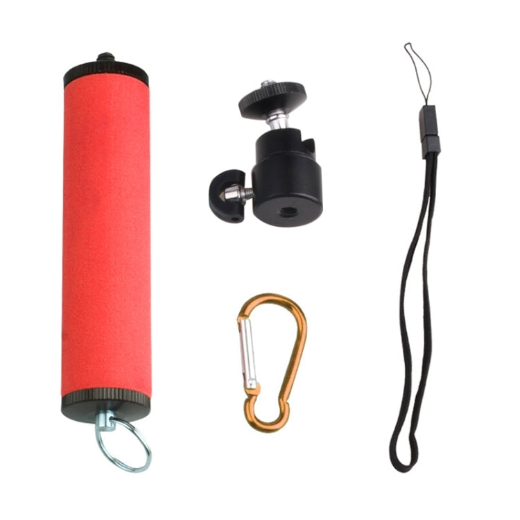 LED Flash Light Holder Sponge Steadicam Handheld Monopod with Gimbal for SLR Camera(Red) - Hand Held Monopod by buy2fix | Online Shopping UK | buy2fix