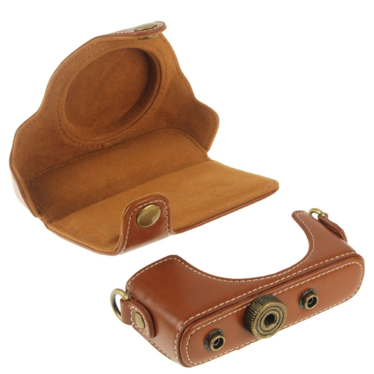 Retro Style PU Leather Camera Case Bag with Strap for Sony RX100 M3 / M4 / M5(Brown) by buy2fix
