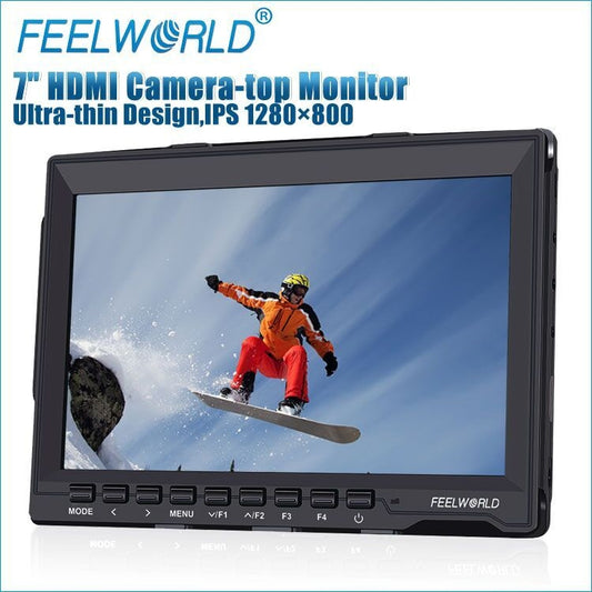 FEELWORLD FW-759 7 inch Slim Design 1280 x 800 Camera Field Monitor HDMI 1080P by FEELWORLD