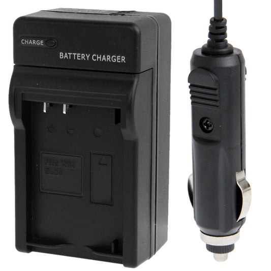 Digital Camera Battery Car Charger for Nikon EL20(Black) - Battery Car Charger by buy2fix | Online Shopping UK | buy2fix