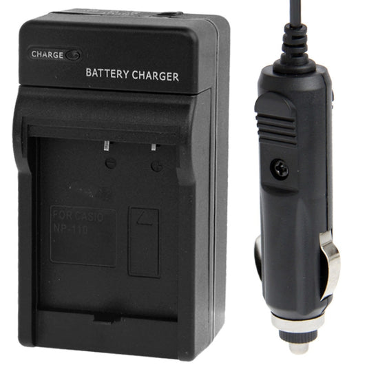 Digital Camera Battery Car Charger for Casio NP-130(Black) - Battery Car Charger by buy2fix | Online Shopping UK | buy2fix