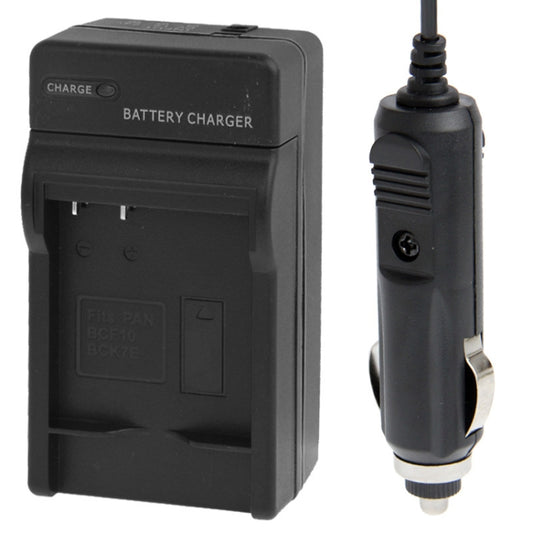 Digital Camera Battery Car Charger for Panasonic BCF10 / BCK7E(Black) - Battery Car Charger by buy2fix | Online Shopping UK | buy2fix