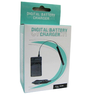 Digital Camera Battery Charger for Samsung SLB-0937(Black) - Battery Car Charger by buy2fix | Online Shopping UK | buy2fix