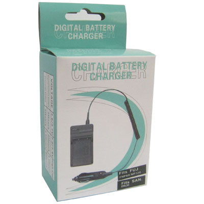 Digital Camera Battery Charger for SANYO DBL50 & FUJI FNP60/ NP120(Black) by buy2fix