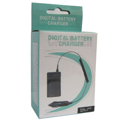 Digital Camera Battery Charger for JVC V607/ V615(Black) - Battery Car Charger by buy2fix | Online Shopping UK | buy2fix