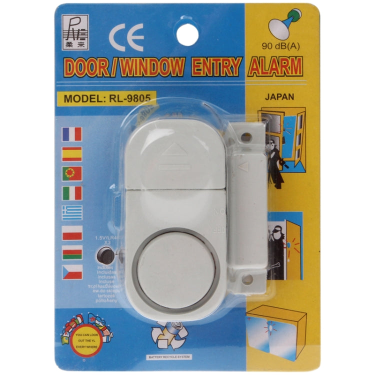 Magnetic Sensor Alarm Door Window Security System, RL-9805 - Door Window Alarm by buy2fix | Online Shopping UK | buy2fix