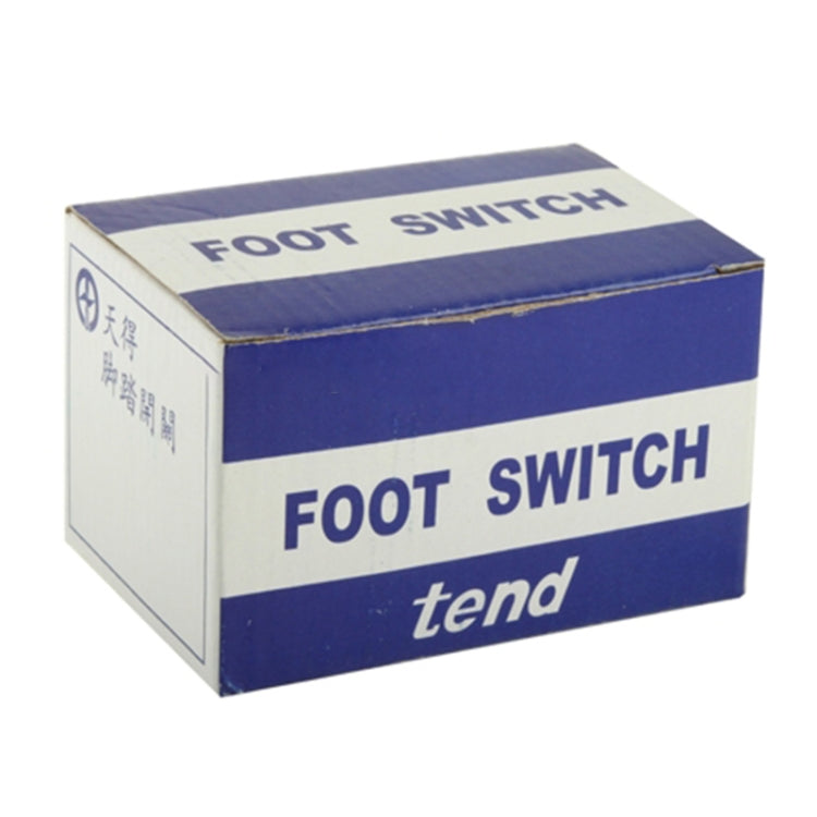 AC 250V 10A Metal Case Nonslip Foot Treadle Switch (TFS-1)(Black) - Door Window Alarm by buy2fix | Online Shopping UK | buy2fix