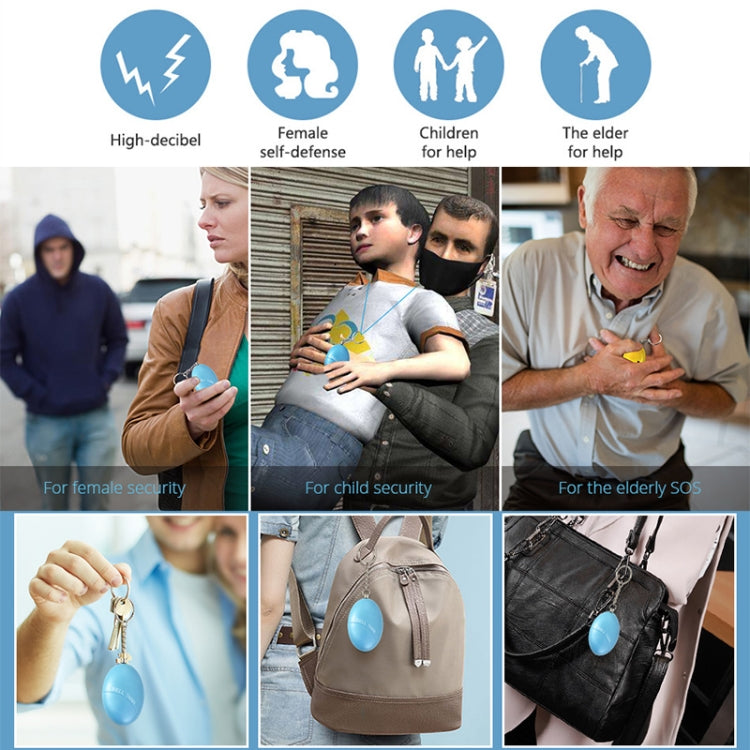 XD-FDQ Football Personal Alarm Safety Keychain(Light Blue) by buy2fix