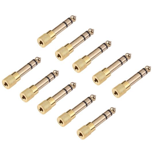 6.35mm Male to 3.5mm Female Audio Jack Adapters (10 Pcs in One Package, the Price is for 10 Pcs) by buy2fix