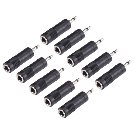3.5mm Male to 6.35mm Female Mono Sound Converters Adapters (100 Pcs in One Package, the Price is for 100 Pcs) - Connectors & Terminals by buy2fix | Online Shopping UK | buy2fix