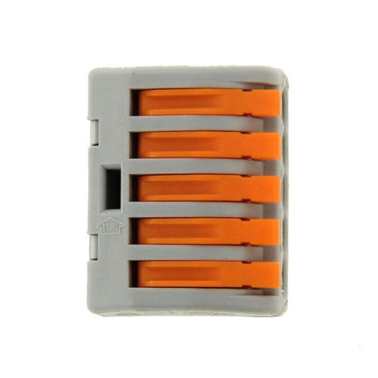 10 PCS Universal Compact 5 Pin Push Clamp Solderless Wire Connector by buy2fix