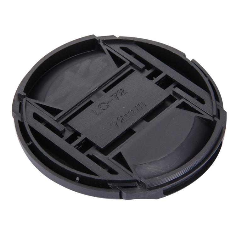72mm Center Pinch Camera Lens Cap(Black) - Lens Cap by buy2fix | Online Shopping UK | buy2fix