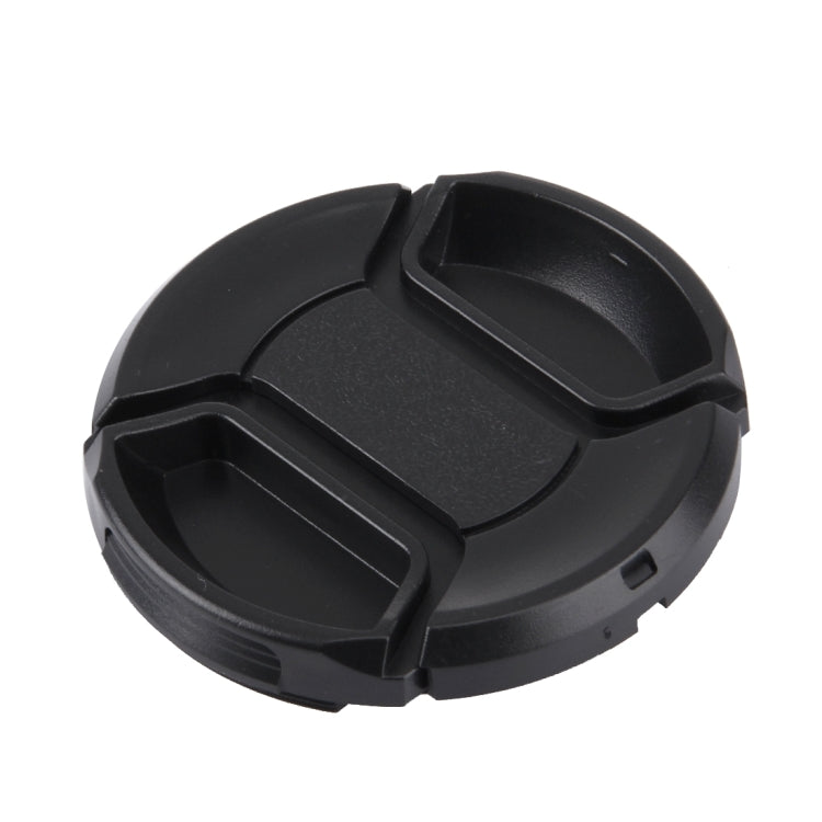 55mm Center Pinch Camera Lens Cap(Black) - Lens Cap by buy2fix | Online Shopping UK | buy2fix