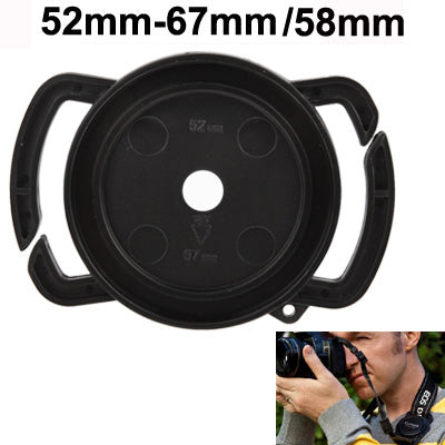 52-67mm / 58mm Center Pinch Camera Lens Cap - Lens Cap by buy2fix | Online Shopping UK | buy2fix