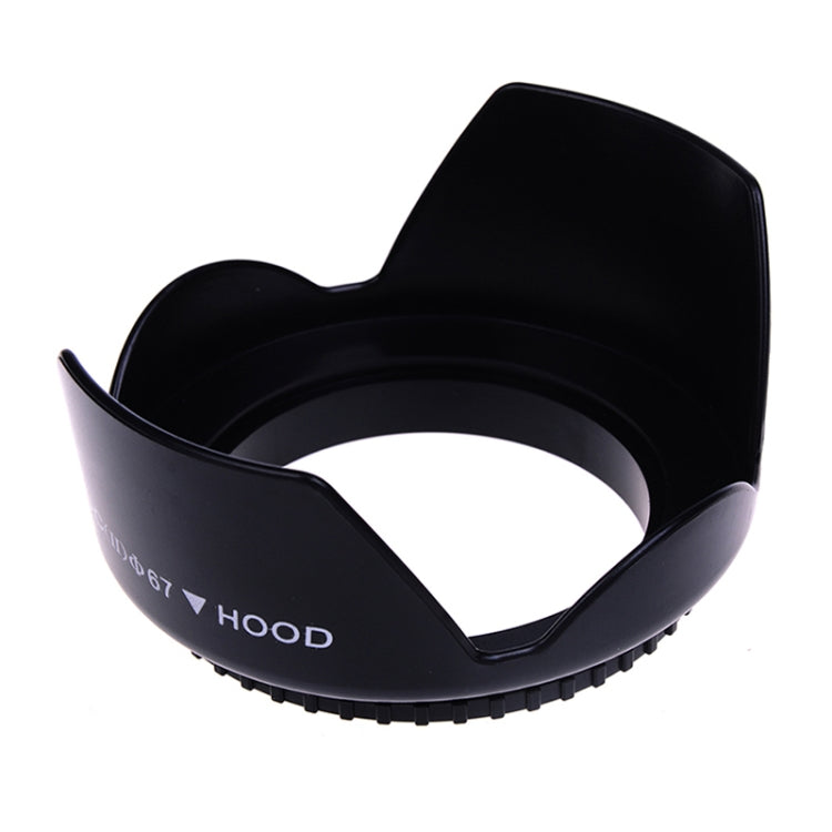 67mm Lens Hood for Cameras(Screw Mount)(Black) - Lens Hood by buy2fix | Online Shopping UK | buy2fix