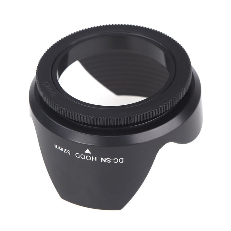 52mm Lens Hood for Cameras(Screw Mount)(Black) - Lens Hood by buy2fix | Online Shopping UK | buy2fix