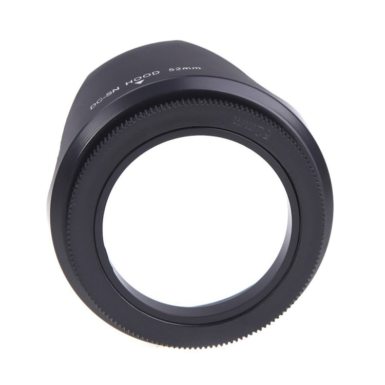 52mm Lens Hood for Cameras(Screw Mount)(Black) - Lens Hood by buy2fix | Online Shopping UK | buy2fix