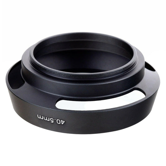 40.5mm Metal Vented Lens Hood for Leica(Black) by buy2fix