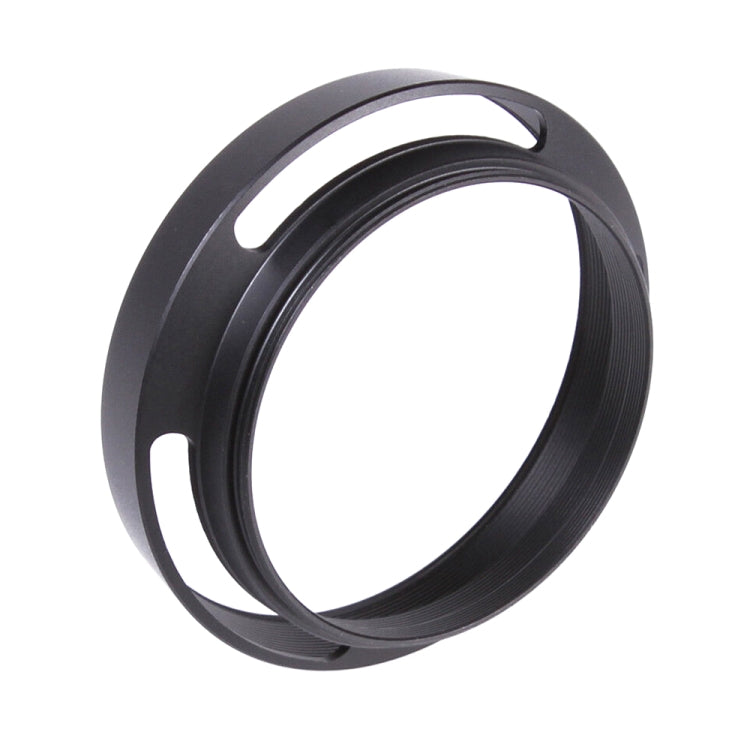 Metal Vented Lens Hood for Lens with 58mm Filter Thread(Black) - Lens Hood by buy2fix | Online Shopping UK | buy2fix