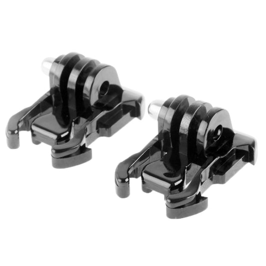 10 PCS ST-06 Basic Strap Mount Surface Buckle for GoPro, Insta360, DJI and Other Action Cameras(Black) - Connection Mount by buy2fix | Online Shopping UK | buy2fix
