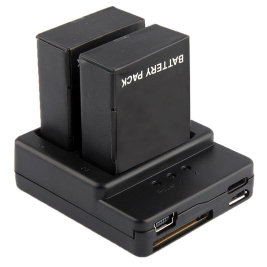 Battery Charger for GoPro Hero 3+ / 3 (AHDBT-301, AHDBT-302)(Black) by buy2fix