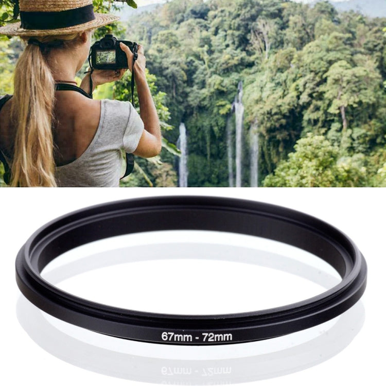 67mm-72mm Lens Stepping Ring(Black) - Stepping Ring by buy2fix | Online Shopping UK | buy2fix