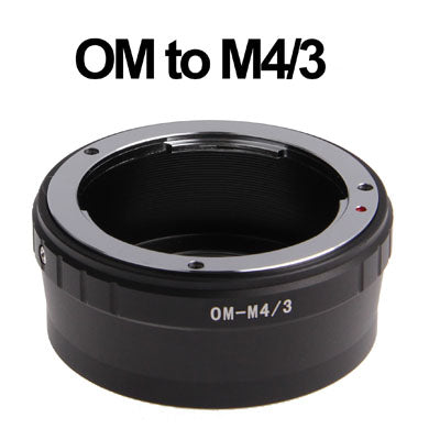 OM-M4/3 Lens Mount Stepping Ring(Black) - Stepping Ring by buy2fix | Online Shopping UK | buy2fix
