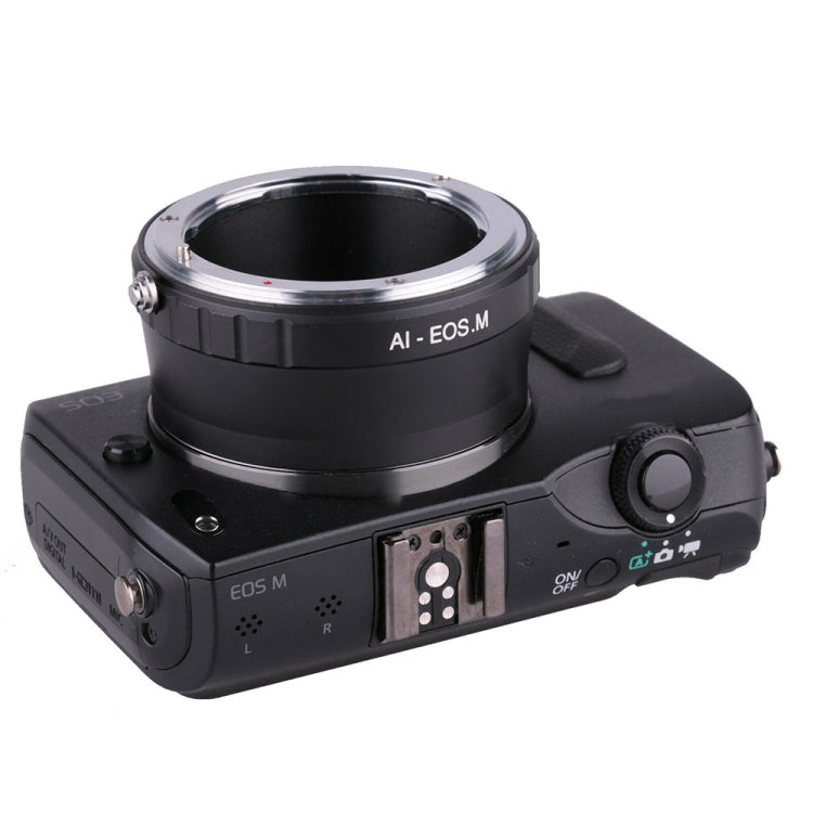 AI Lens to EOS M Lens Stepping Ring(Black) - Stepping Ring by buy2fix | Online Shopping UK | buy2fix
