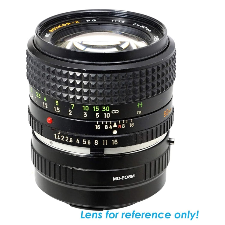 MD Lens to EOS M Lens Mount Stepping Ring(Black) - Stepping Ring by buy2fix | Online Shopping UK | buy2fix