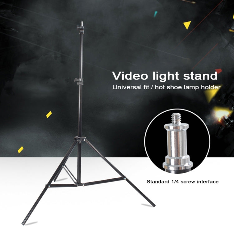 68cm-200cm Height Professional Photography Aluminum Lighting Stand for Studio Flash Light(Black) by buy2fix