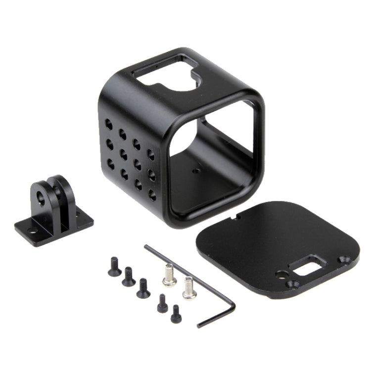 Housing Shell CNC Aluminum Alloy Protective Cage with Insurance Back Cover for GoPro HERO5 Session /HERO4 Session /HERO Session(Black) by buy2fix
