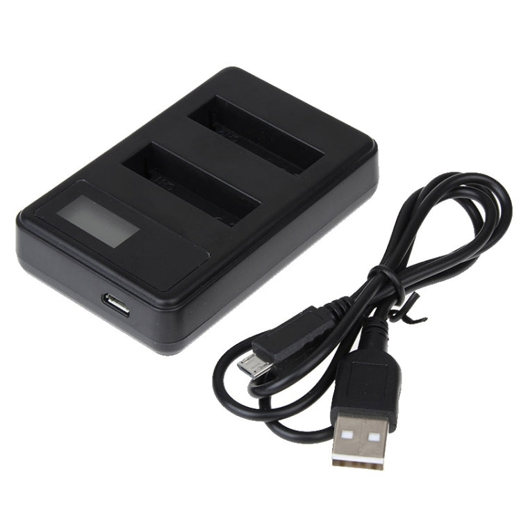 LCD Screen Dual Batteries Charger for GoPro HERO4 (AHDBT-401), Displays Charging Capacity (GP258-C) by buy2fix