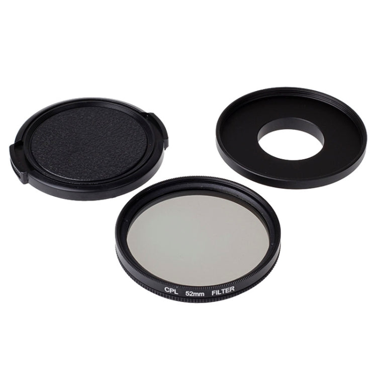 52mm CPL Filter Circular Polarizer Lens Filter with Cap for Xiaomi Xiaoyi 4K+ / 4K, Xiaoyi Lite, Xiaoyi Sport Camera by buy2fix