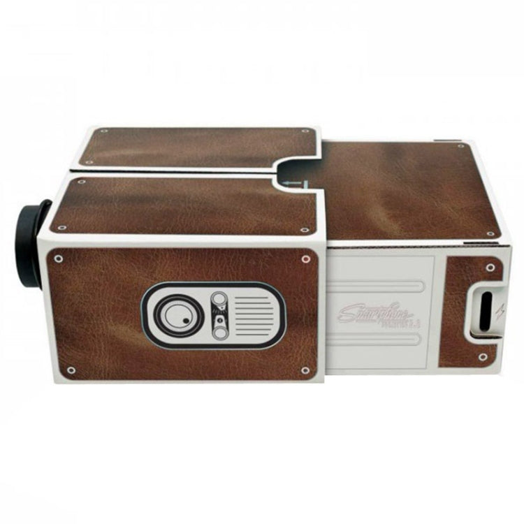 Cardboard Smartphone Projector 2.0 / DIY Mobile Phone Projector Portable Cinema - Accessories & Parts by buy2fix | Online Shopping UK | buy2fix