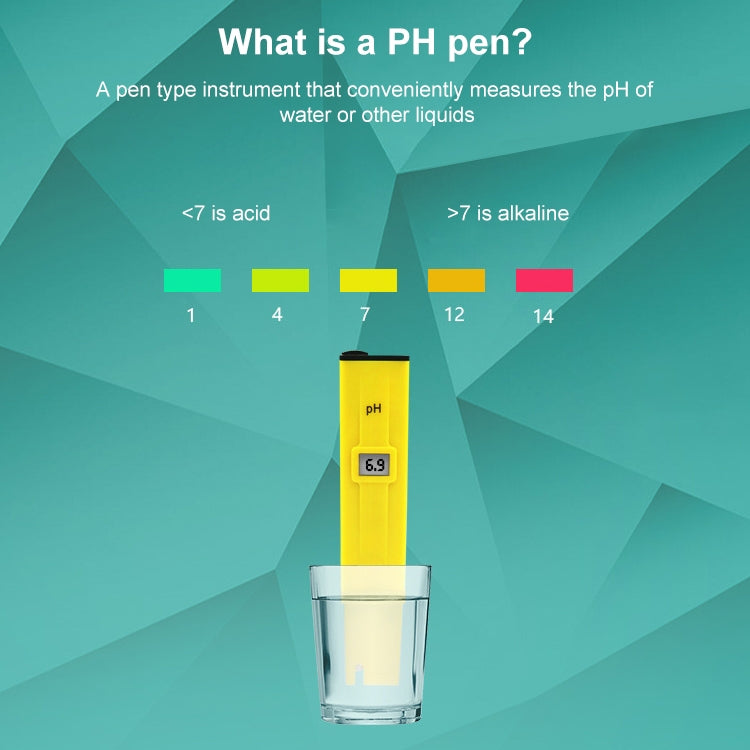 Pen Type PH Meter(Yellow) by buy2fix