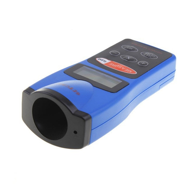 Ultrasonic Laser Point LED Distance Measure Meter Tool(Blue) - Laser Rangefinder by buy2fix | Online Shopping UK | buy2fix