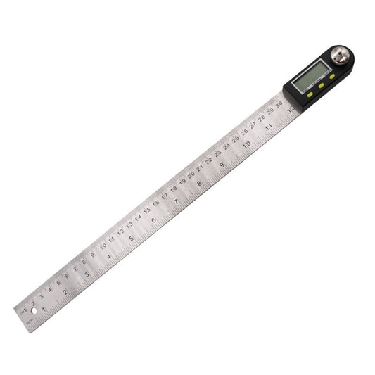 300mm 2-in1 Digital Angle Finder Meter Protractor Goniometer Ruler by buy2fix