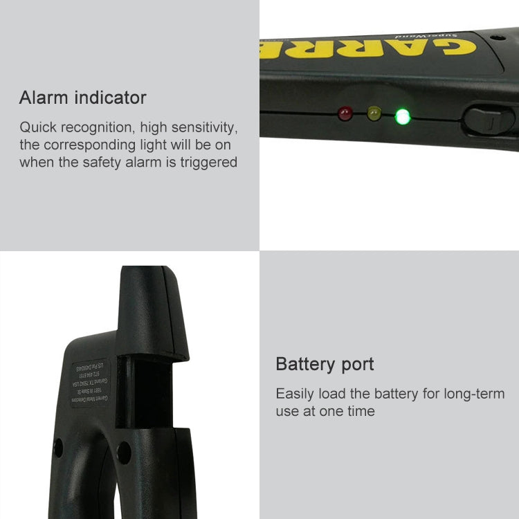 Hand-held Security Metal Detector, Detection Distance: 60mm - Metal Detector by buy2fix | Online Shopping UK | buy2fix