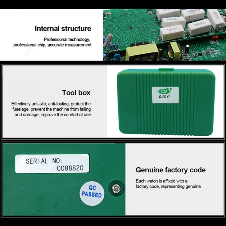 DY294 Professional 2.7 inch LCD Digital Transistor Parameter Tester Meter (4*AA) - Battery & Resistance Tester by buy2fix | Online Shopping UK | buy2fix