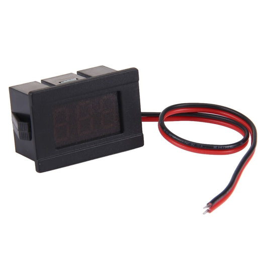 V33D 2 Wires Blue Light Display Mini Digital Voltage Meter, Measure Voltage: DC 4.5-120V - Current & Voltage Tester by buy2fix | Online Shopping UK | buy2fix