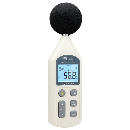 Digital Sound Level Meter with USB Port(Range: 30dB~130dB)(Beige) - Light & Sound Meter by buy2fix | Online Shopping UK | buy2fix