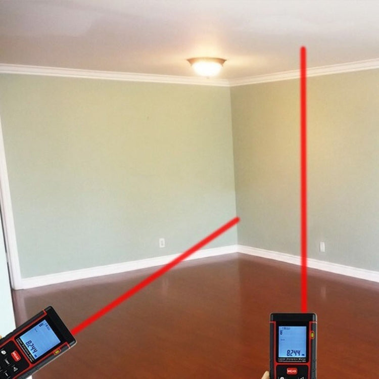 RZ-A60 1.9 inch LCD 60m Hand-held Laser Distance Meter with Level Bubble - Laser Rangefinder by buy2fix | Online Shopping UK | buy2fix